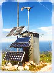 太陽光發電與風力發電互相搭配